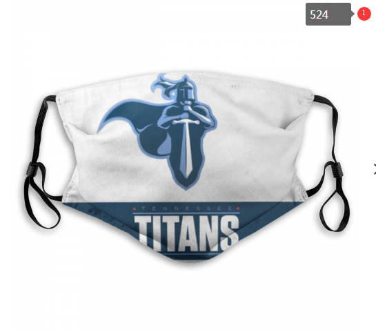 NFL Tennessee Titans #3 Dust mask with filter->nfl dust mask->Sports Accessory